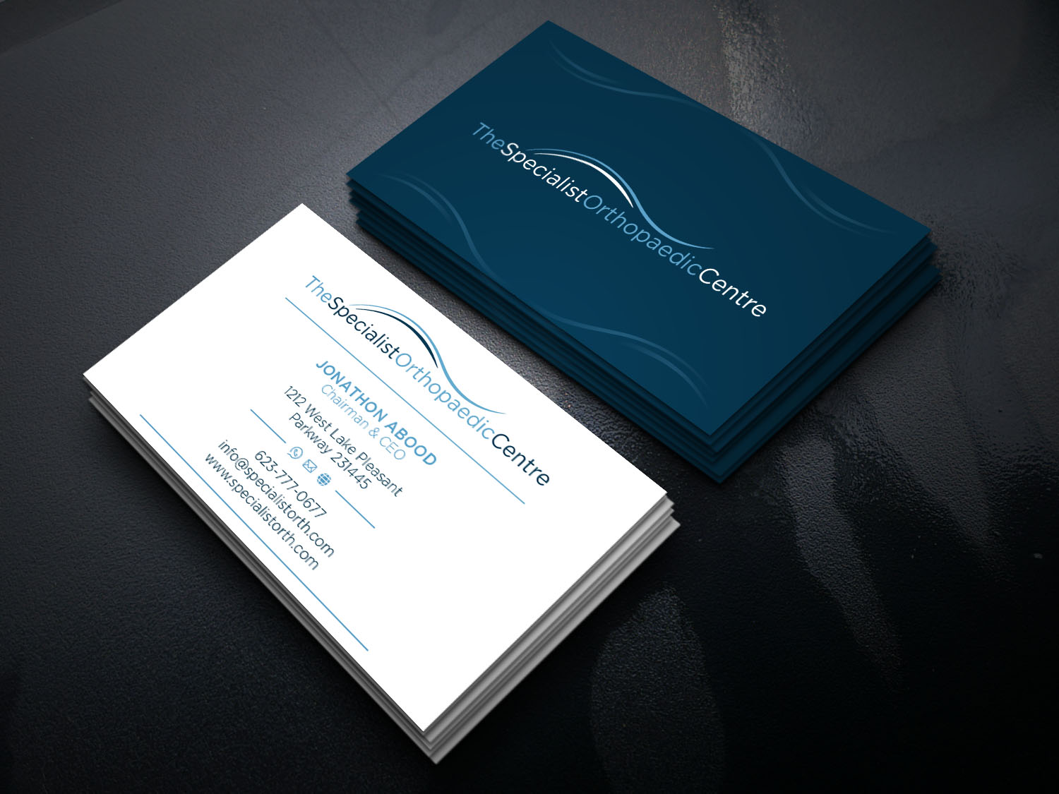 Business Card Design by Verified artistry for The Specialist Orthopaedic Centre | Design #23049431