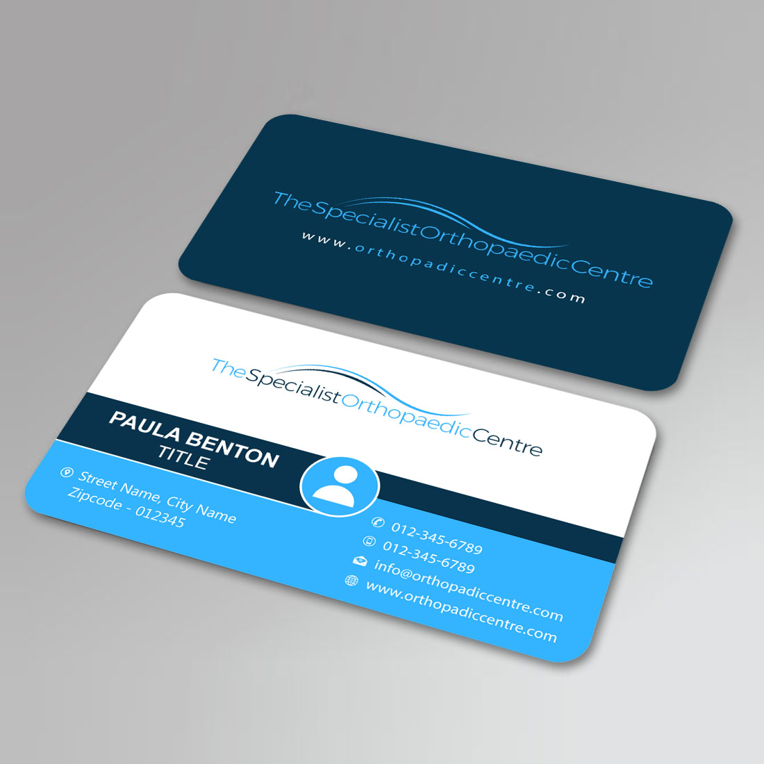 Business Card Design by Infinitive Technology for The Specialist Orthopaedic Centre | Design #23032599