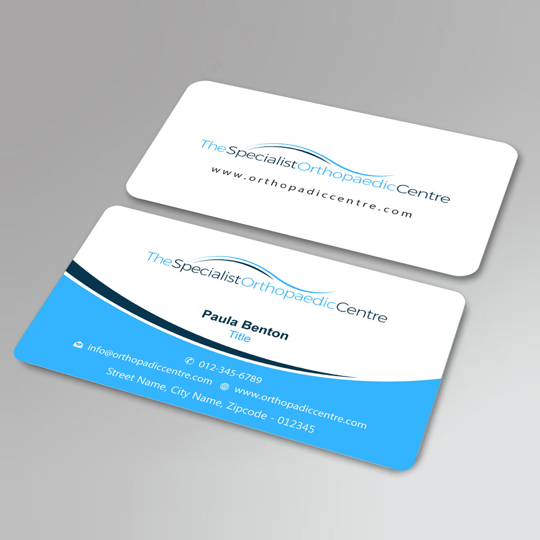 Business Card Design by Infinitive Technology for The Specialist Orthopaedic Centre | Design #23032604