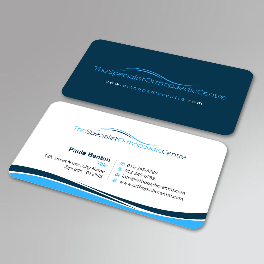 Design de Carte de Visite par Infinitive Technology pour The Specialist Orthopaedic Centre | Design #23032606
