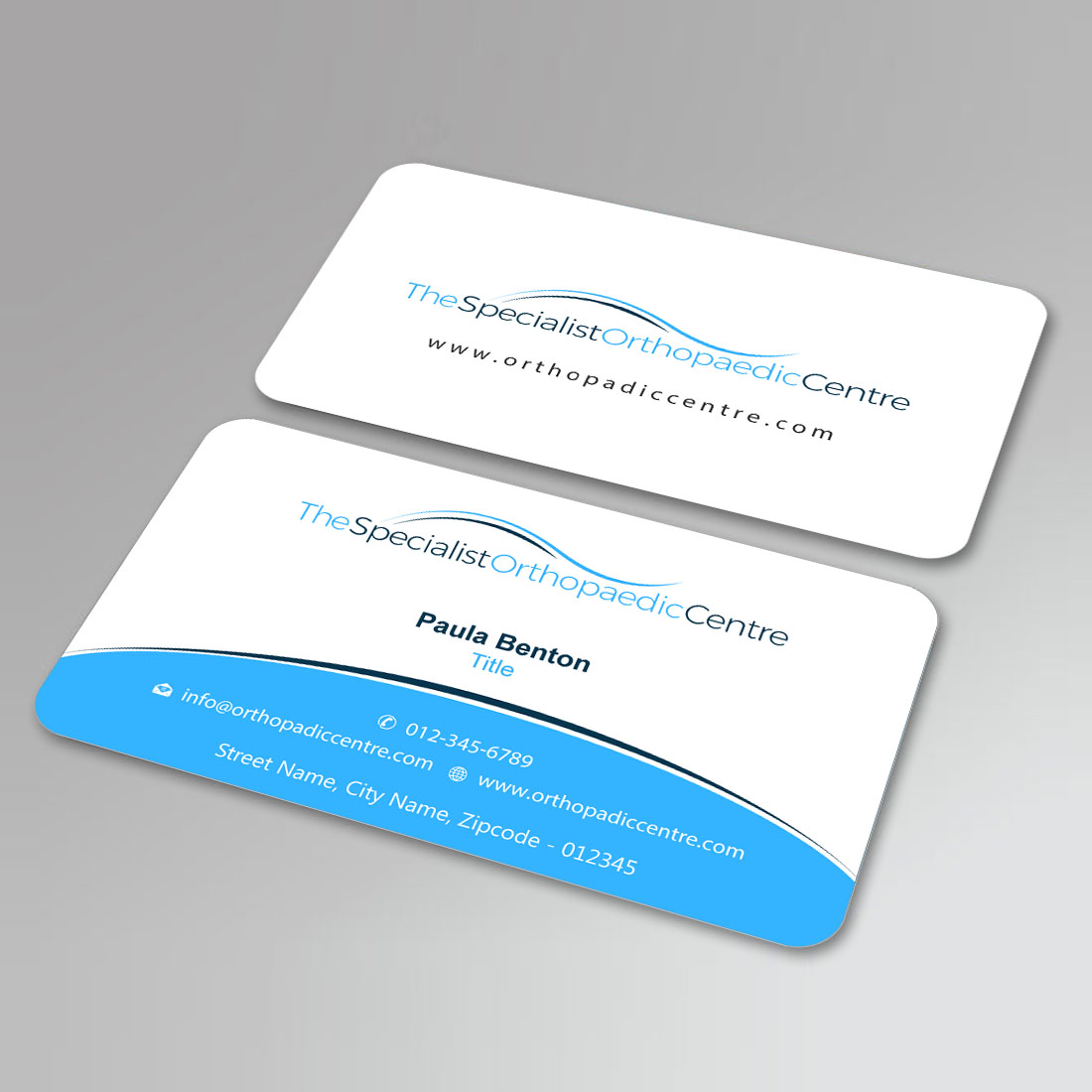 Business Card Design by Infinitive Technology for The Specialist Orthopaedic Centre | Design #23032608