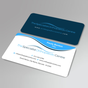 Business Card Design by Infinitive Technology for The Specialist Orthopaedic Centre | Design: #23032610
