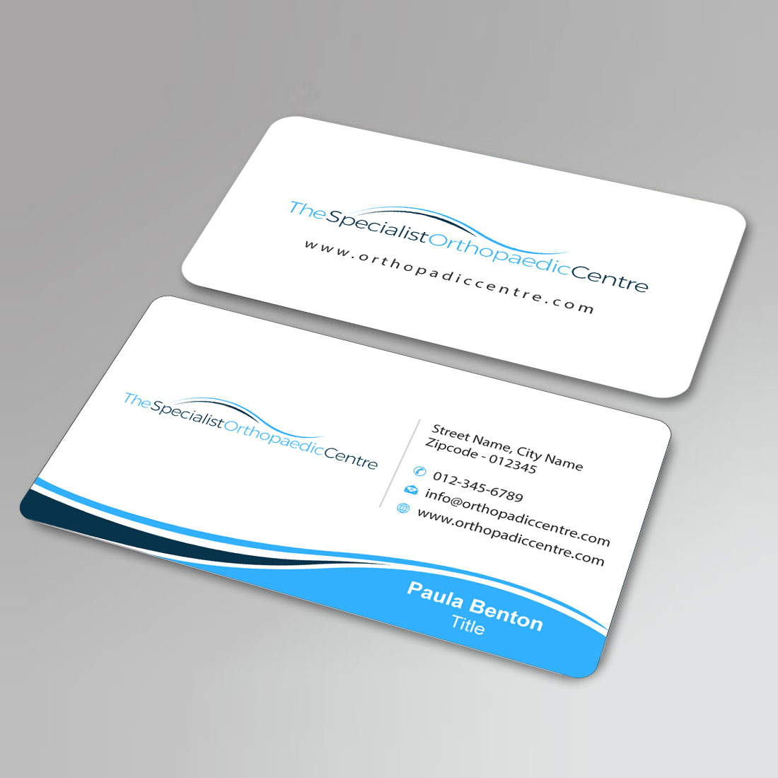 Business Card Design by Infinitive Technology for The Specialist Orthopaedic Centre | Design #23032611