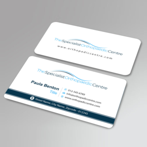 Business Card Design by Infinitive Technology for The Specialist Orthopaedic Centre | Design: #23032612