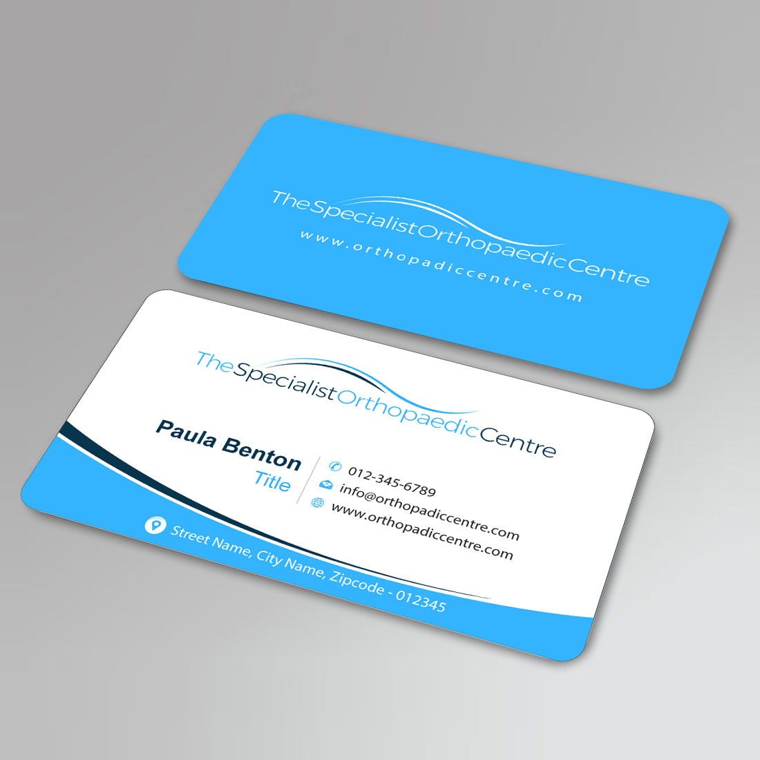 Design de Carte de Visite par Infinitive Technology pour The Specialist Orthopaedic Centre | Design #23032613