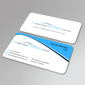 Business Card Design by Infinitive Technology for The Specialist Orthopaedic Centre | Design: #23032617