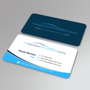 Business Card Design by Infinitive Technology for The Specialist Orthopaedic Centre | Design: #23032619