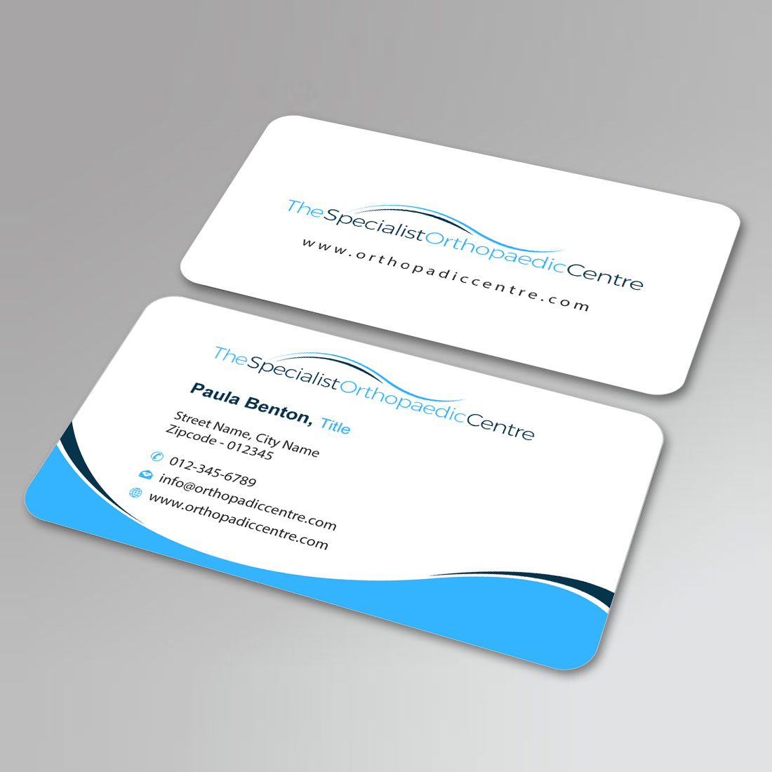 Business Card Design by Infinitive Technology for The Specialist Orthopaedic Centre | Design #23032620