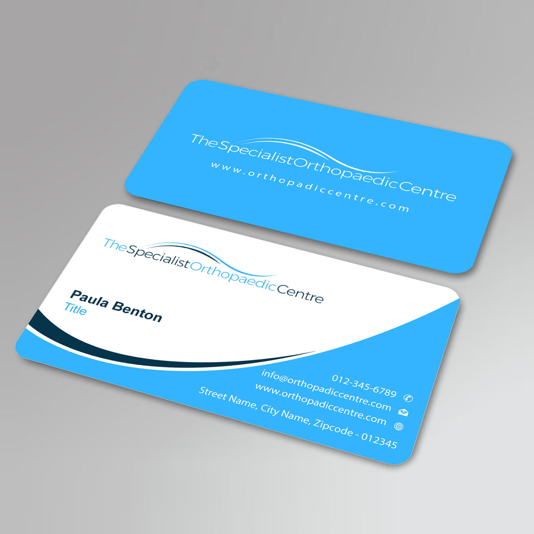 Business Card Design by Infinitive Technology for The Specialist Orthopaedic Centre | Design #23032621