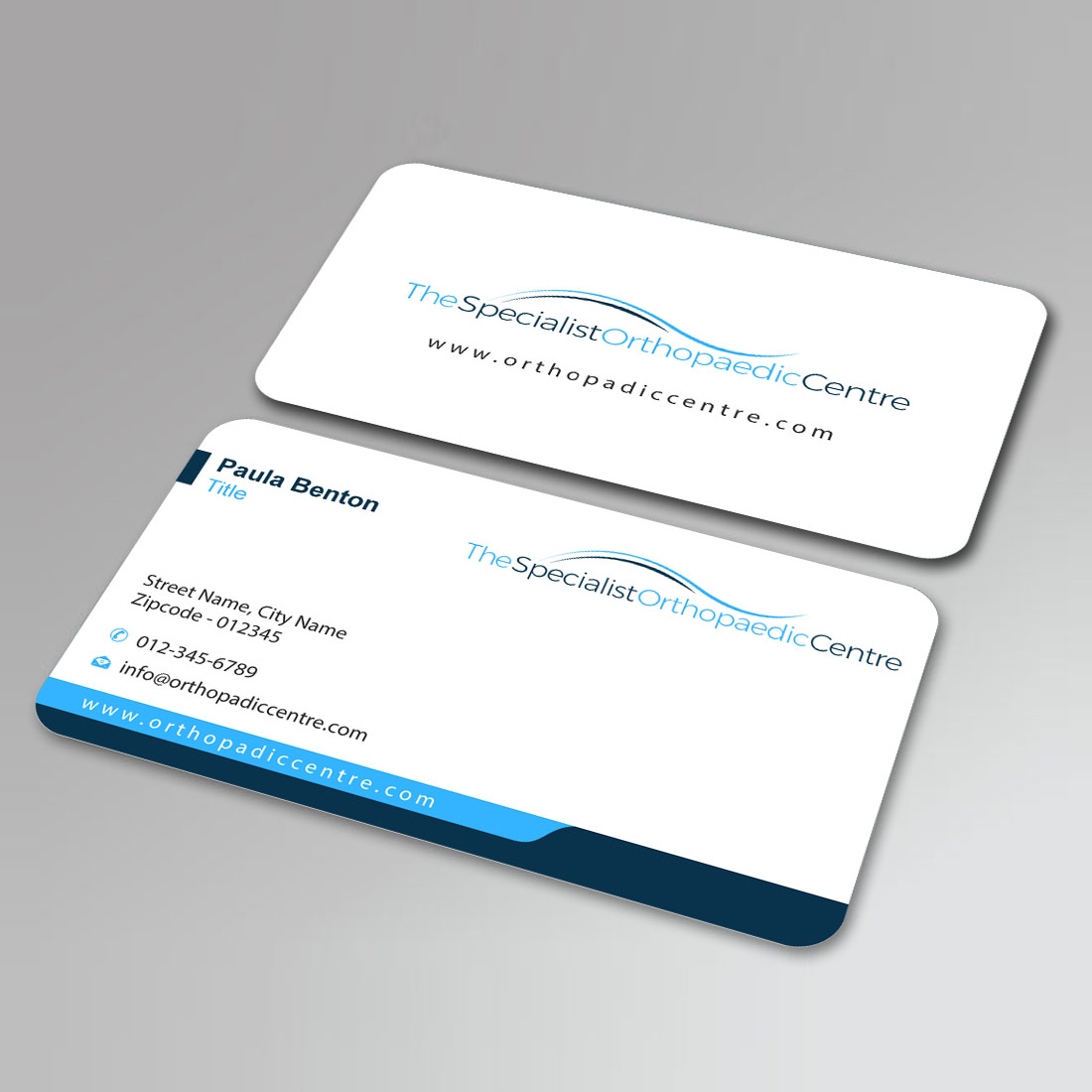 Business Card Design by Infinitive Technology for The Specialist Orthopaedic Centre | Design #23032625