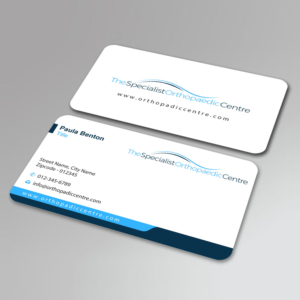 Business Card Design by Infinitive Technology for The Specialist Orthopaedic Centre | Design: #23032625