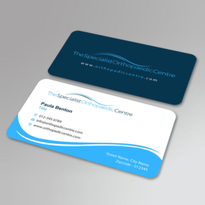 Business Card Design by Infinitive Technology for The Specialist Orthopaedic Centre | Design: #23032626