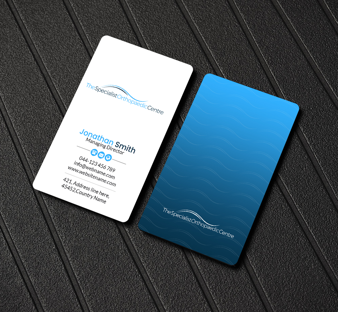 Business Card Design by Creations Box 2015 for The Specialist Orthopaedic Centre | Design #23039571