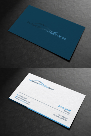 Business Card Design by LAXMI DESIGNHUB for The Specialist Orthopaedic Centre | Design: #23032323
