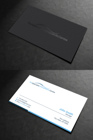Business Card Design by LAXMI DESIGNHUB for The Specialist Orthopaedic Centre | Design: #23032326