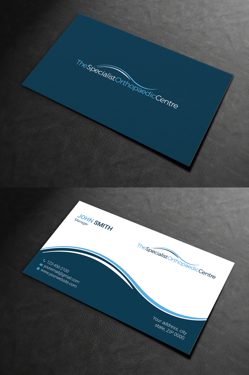 Business Card Design by LAXMI DESIGNHUB for The Specialist Orthopaedic Centre | Design #23032336