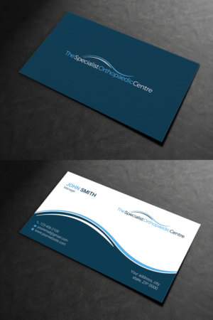Business Card Design by LAXMI DESIGNHUB for The Specialist Orthopaedic Centre | Design: #23032336