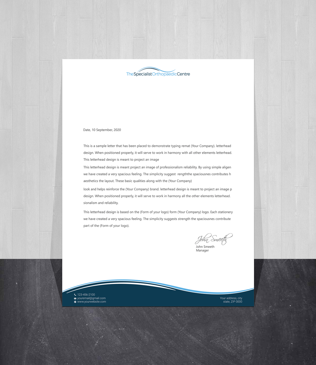Business Card Design by LAXMI DESIGNHUB for The Specialist Orthopaedic Centre | Design #23032474