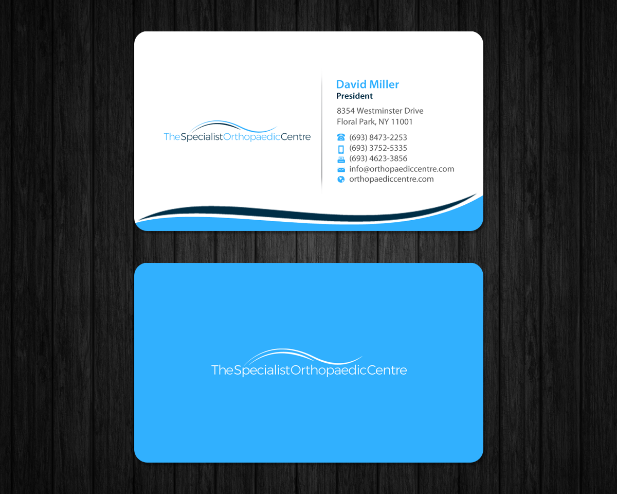 Design de Carte de Visite par Brand aid pour The Specialist Orthopaedic Centre | Design #23034561