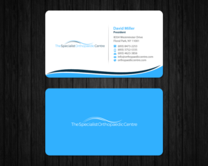 Business Card Design by Brand aid for The Specialist Orthopaedic Centre | Design: #23034561