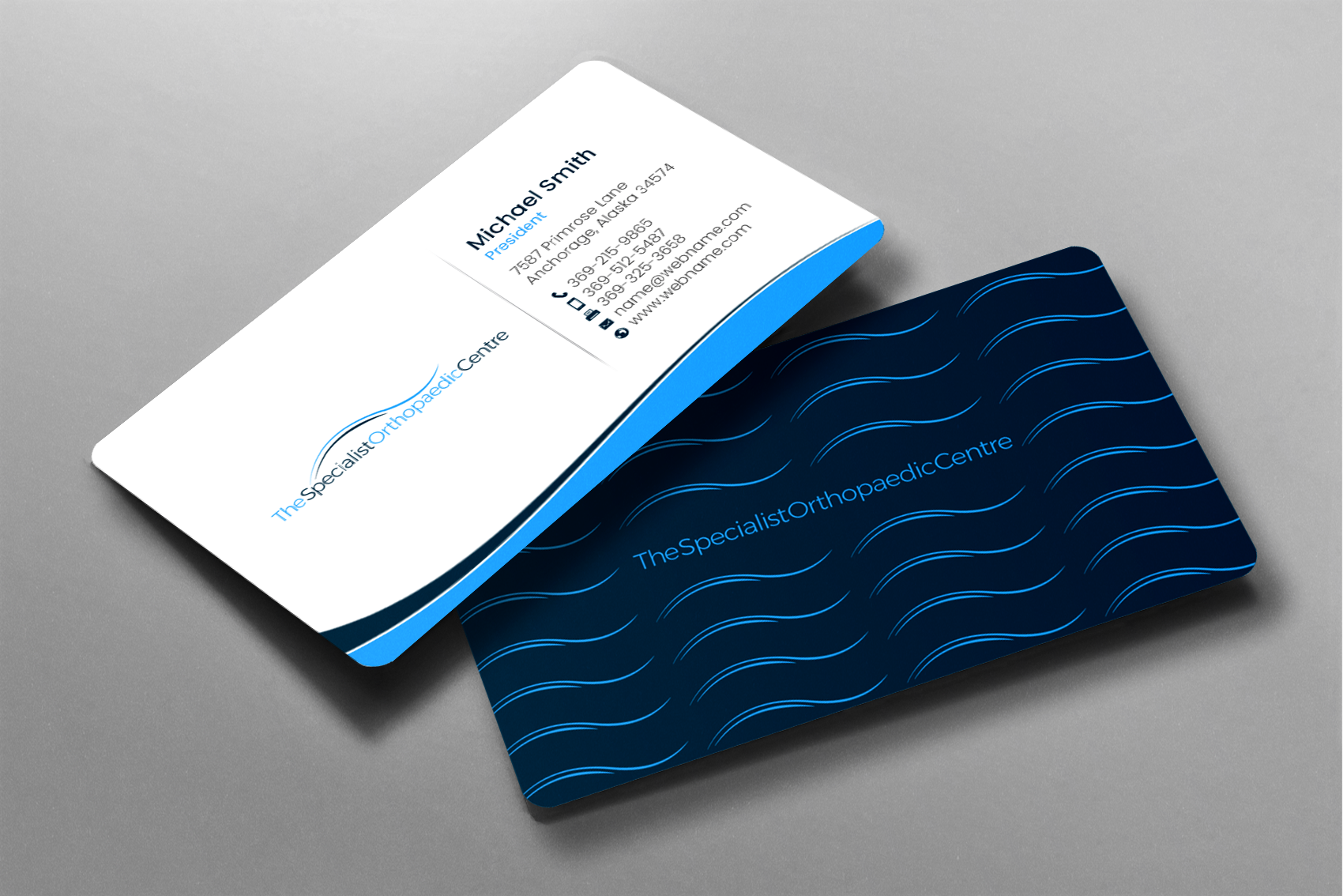 Business Card Design by chandrayaan.creative for The Specialist Orthopaedic Centre | Design #23031527
