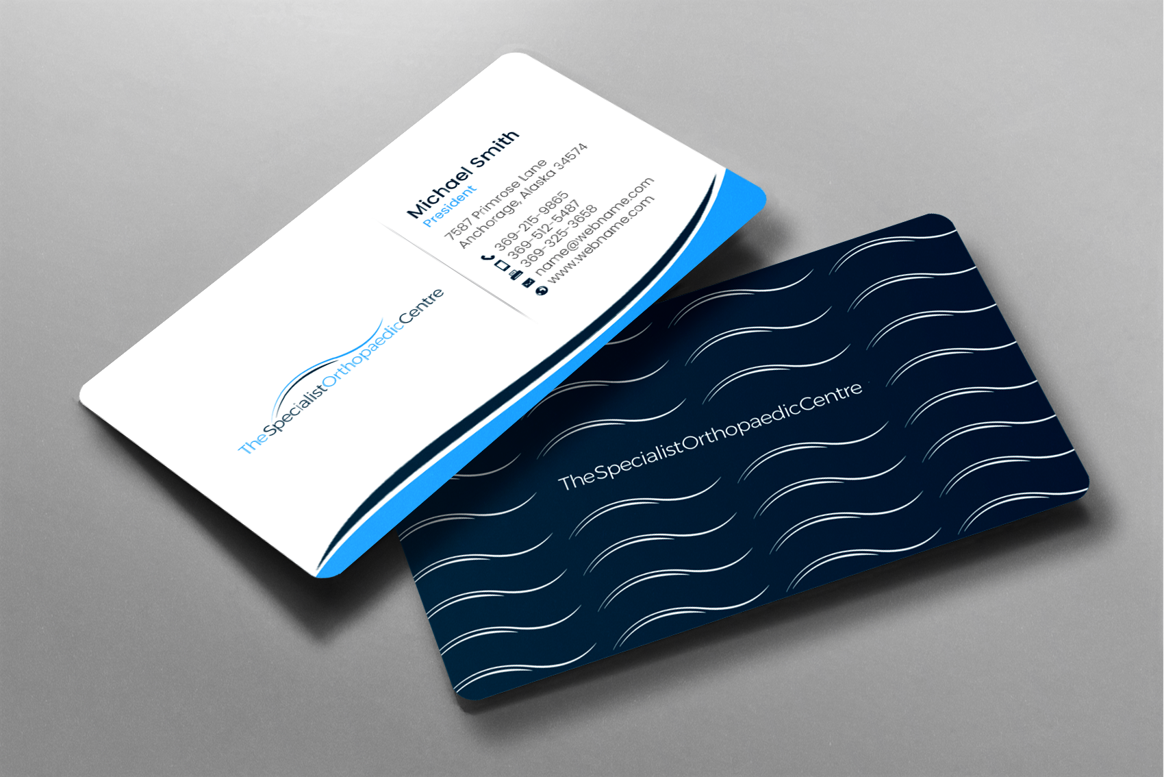 Business Card Design by chandrayaan.creative for The Specialist Orthopaedic Centre | Design #23031530
