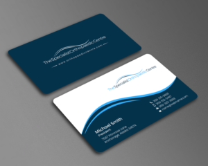 Business Card Design by chandrayaan.creative for The Specialist Orthopaedic Centre | Design: #23031533