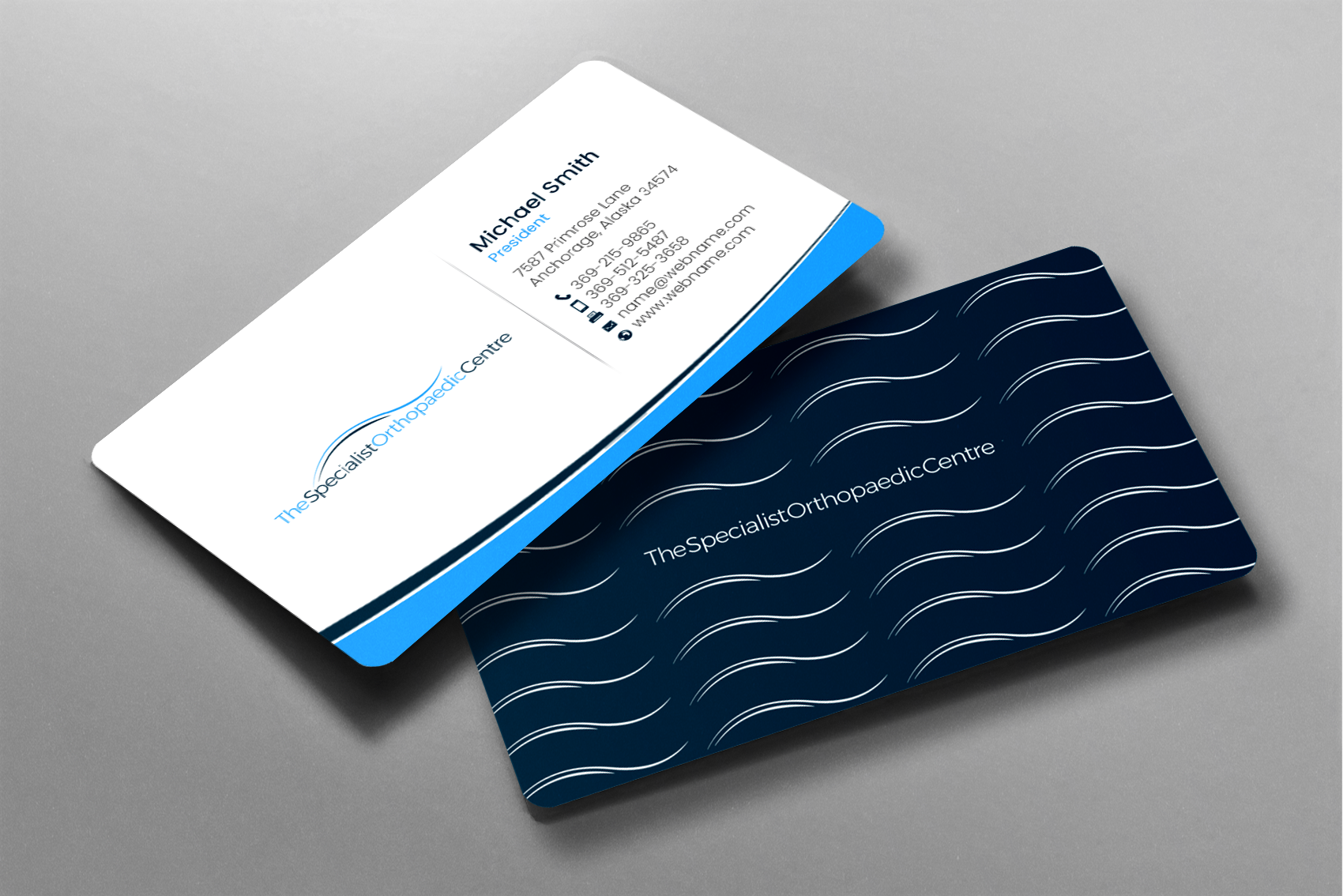 Business Card Design by chandrayaan.creative for The Specialist Orthopaedic Centre | Design #23031534