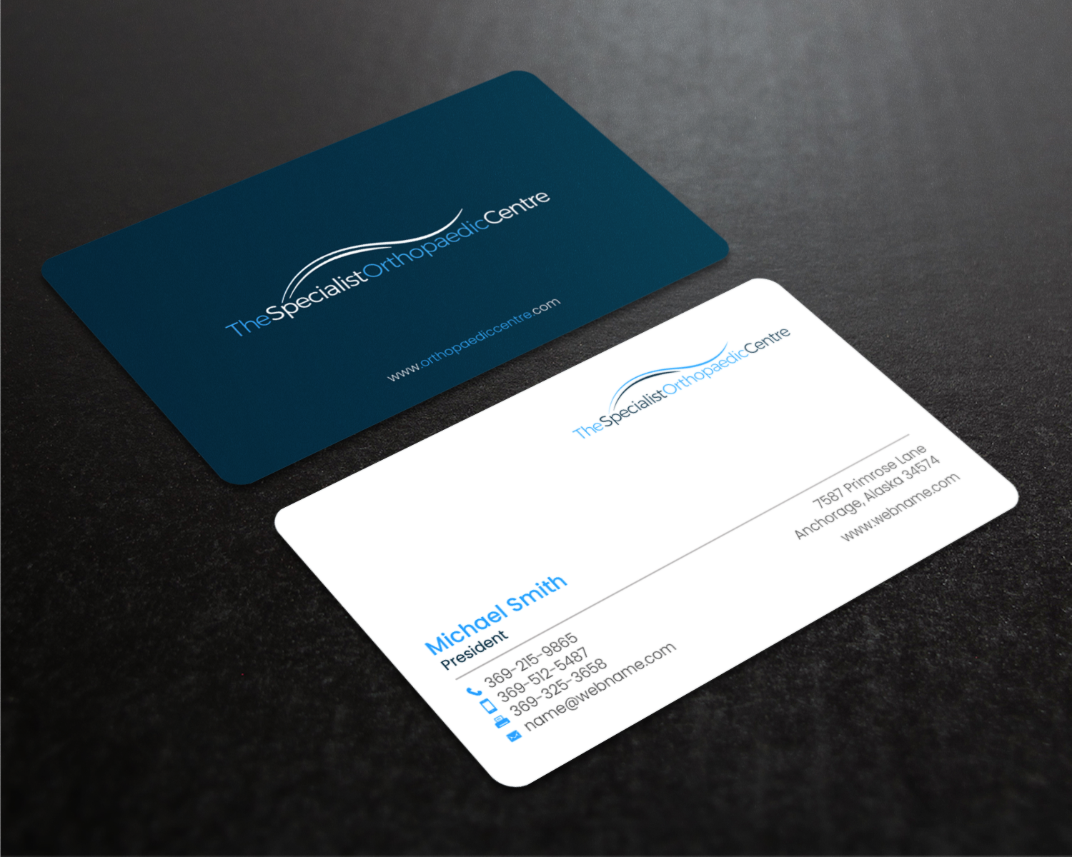 Business Card Design by chandrayaan.creative for The Specialist Orthopaedic Centre | Design #23031535
