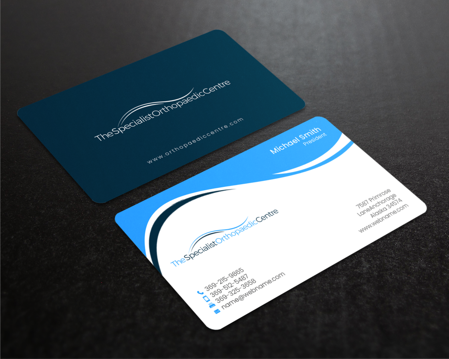 Business Card Design by chandrayaan.creative for The Specialist Orthopaedic Centre | Design #23032673