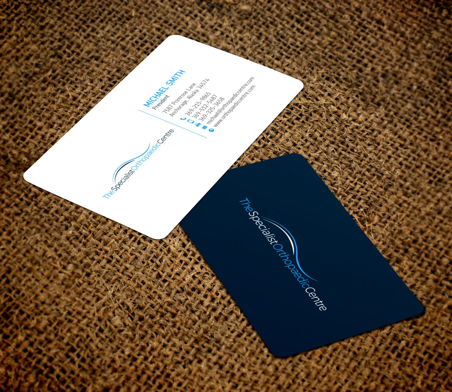 Business Card Design by chandrayaan.creative for The Specialist Orthopaedic Centre | Design #23033869