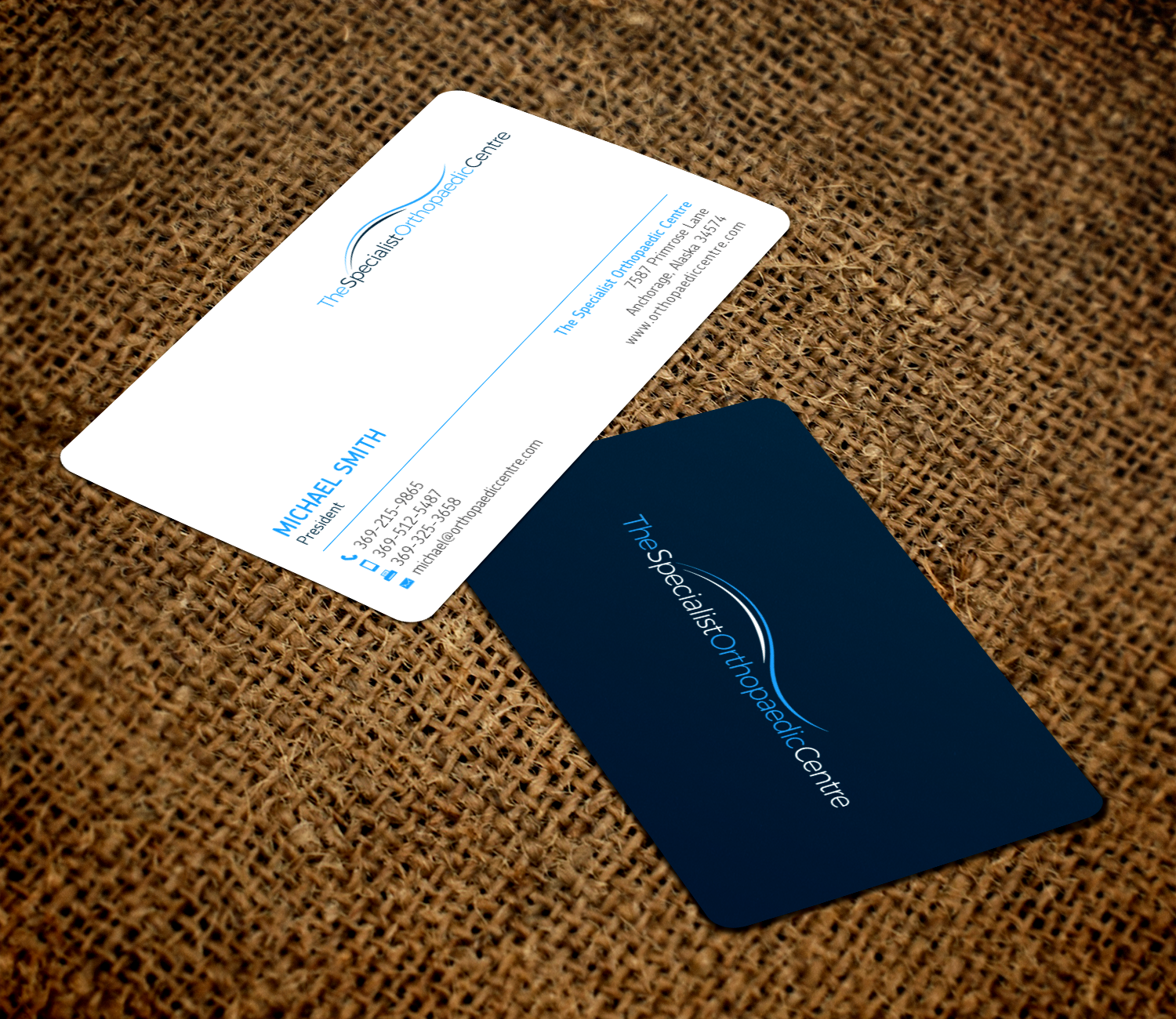 Business Card Design by chandrayaan.creative for The Specialist Orthopaedic Centre | Design #23033870