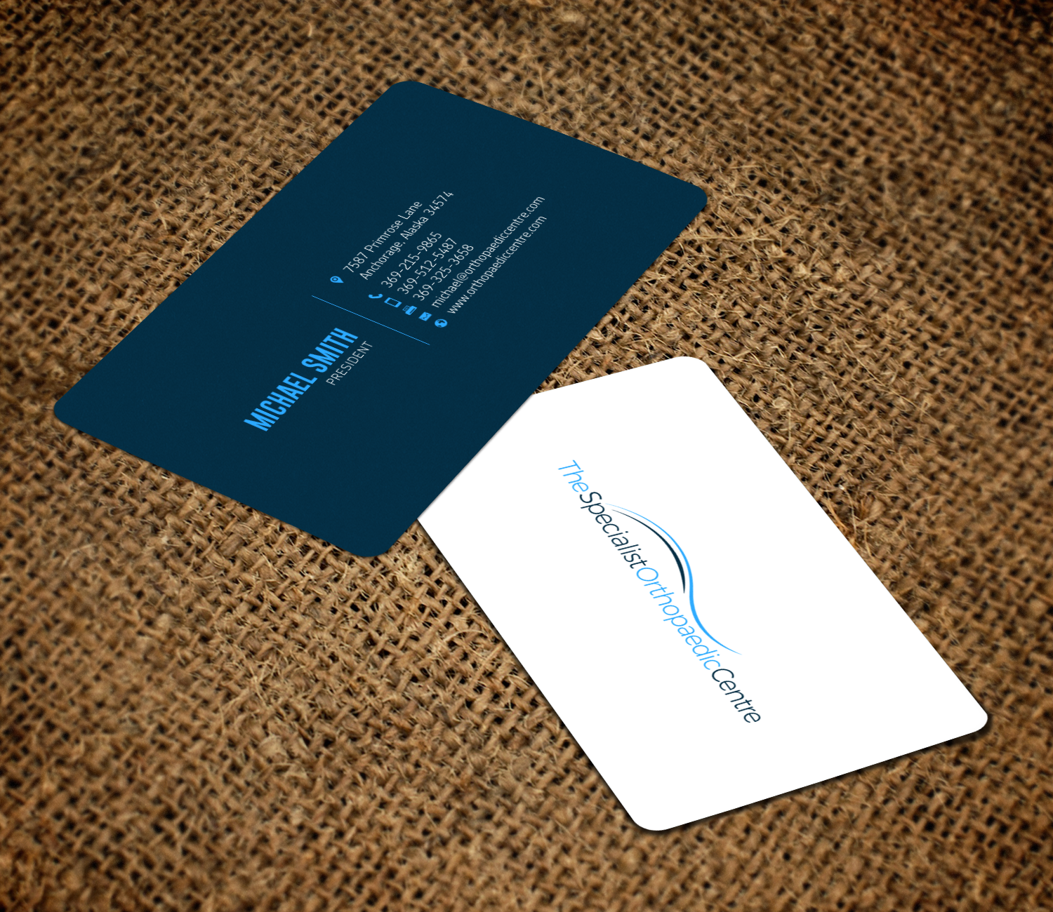 Business Card Design by chandrayaan.creative for The Specialist Orthopaedic Centre | Design #23036128