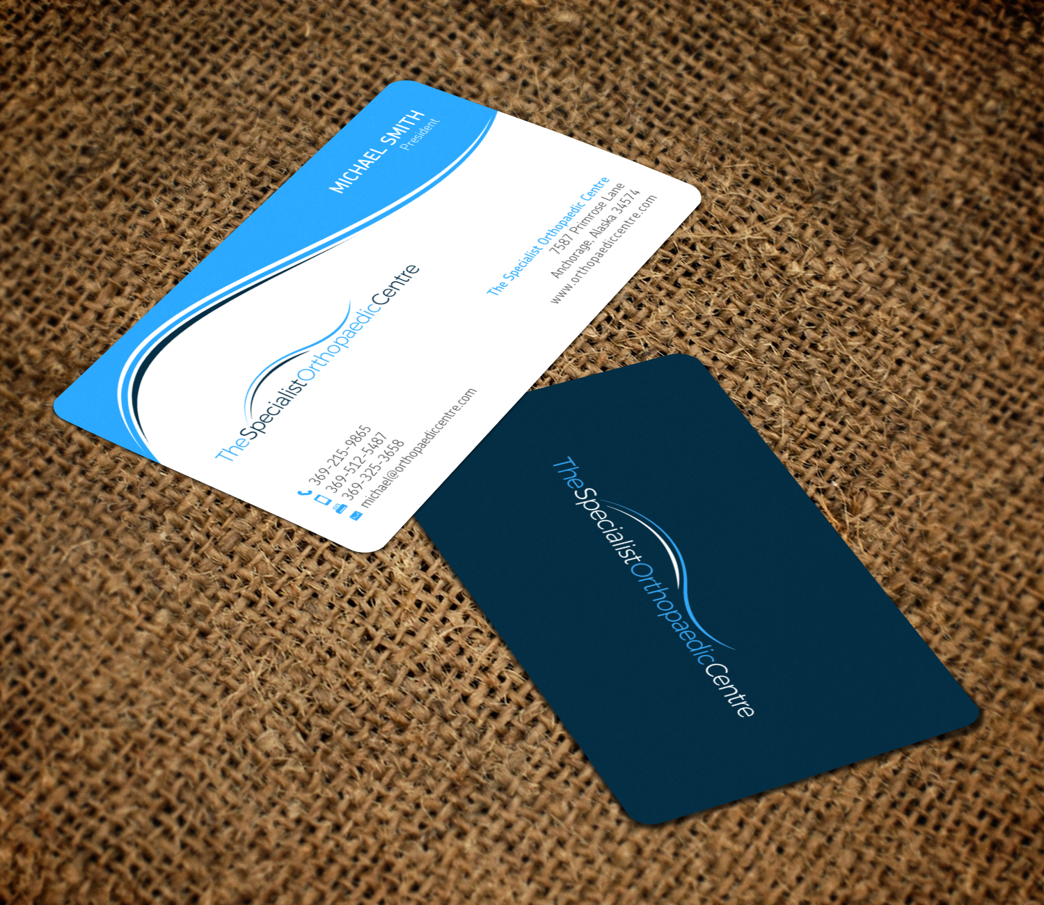 Business Card Design by chandrayaan.creative for The Specialist Orthopaedic Centre | Design #23036132