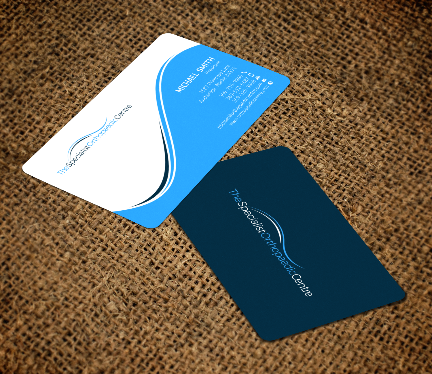 Business Card Design by chandrayaan.creative for The Specialist Orthopaedic Centre | Design #23036135