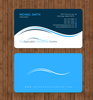 Business Card Design by chandrayaan.creative for The Specialist Orthopaedic Centre | Design: #23036138