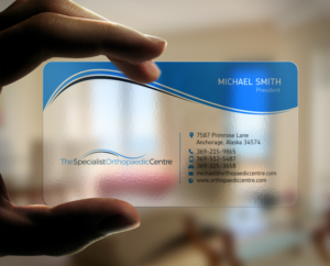 Business Card Design by chandrayaan.creative for The Specialist Orthopaedic Centre | Design: #23036141