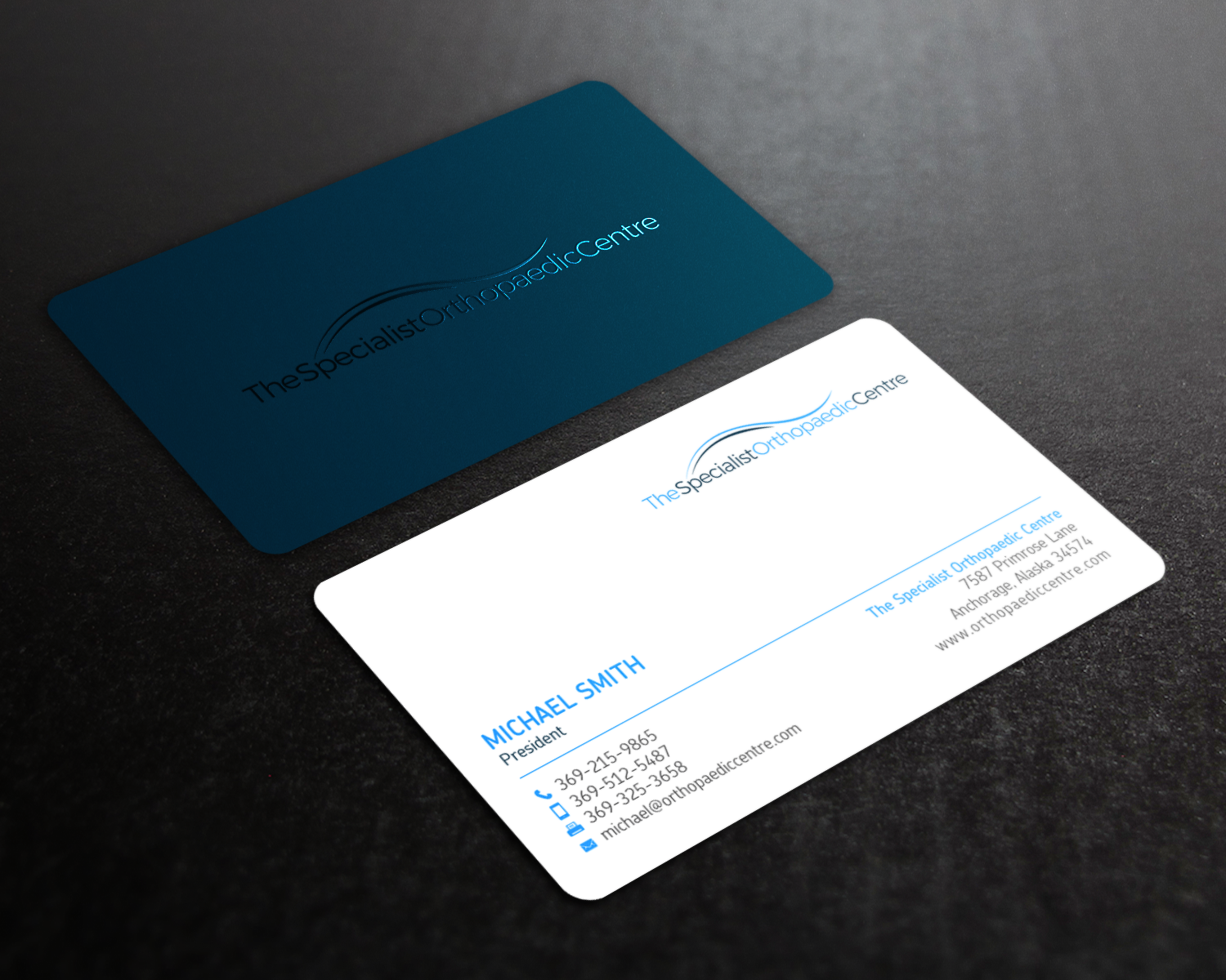 Business Card Design by chandrayaan.creative for The Specialist Orthopaedic Centre | Design #23036150