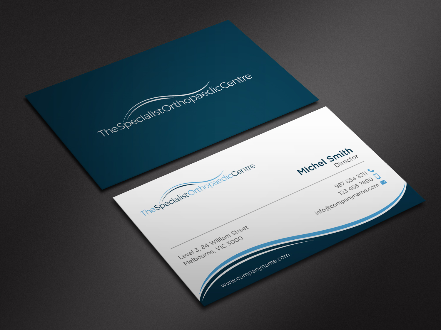 Business Card Design by mdreyad for The Specialist Orthopaedic Centre | Design #23036125