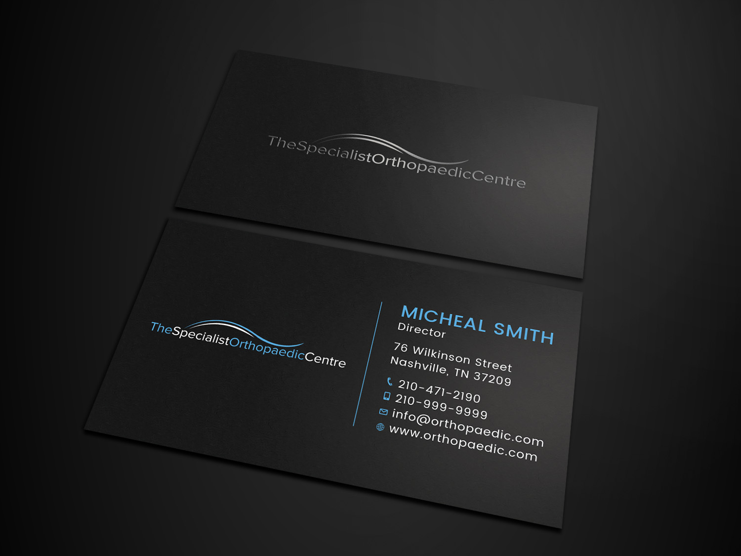 Design de Carte de Visite par Tripti Ranjan Gain pour The Specialist Orthopaedic Centre | Design #23025171