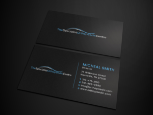 Design de Carte de Visite par Tripti Ranjan Gain pour The Specialist Orthopaedic Centre | Design : #23025172