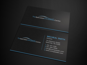 Design de Carte de Visite par Tripti Ranjan Gain pour The Specialist Orthopaedic Centre | Design : #23025173