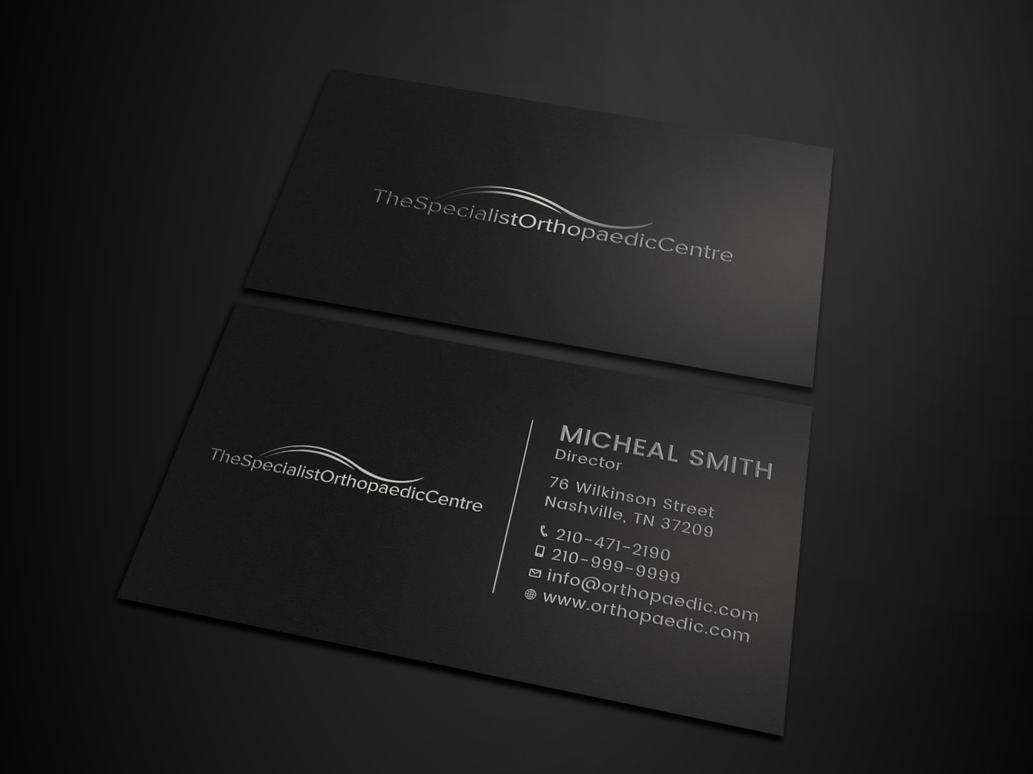 Design de Carte de Visite par Tripti Ranjan Gain pour The Specialist Orthopaedic Centre | Design #23025174