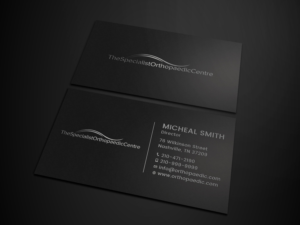 Design de Carte de Visite par Tripti Ranjan Gain pour The Specialist Orthopaedic Centre | Design : #23025174
