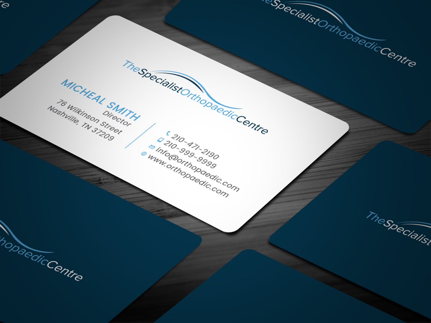 Business Card Design by Tripti Ranjan Gain for The Specialist Orthopaedic Centre | Design #23025175