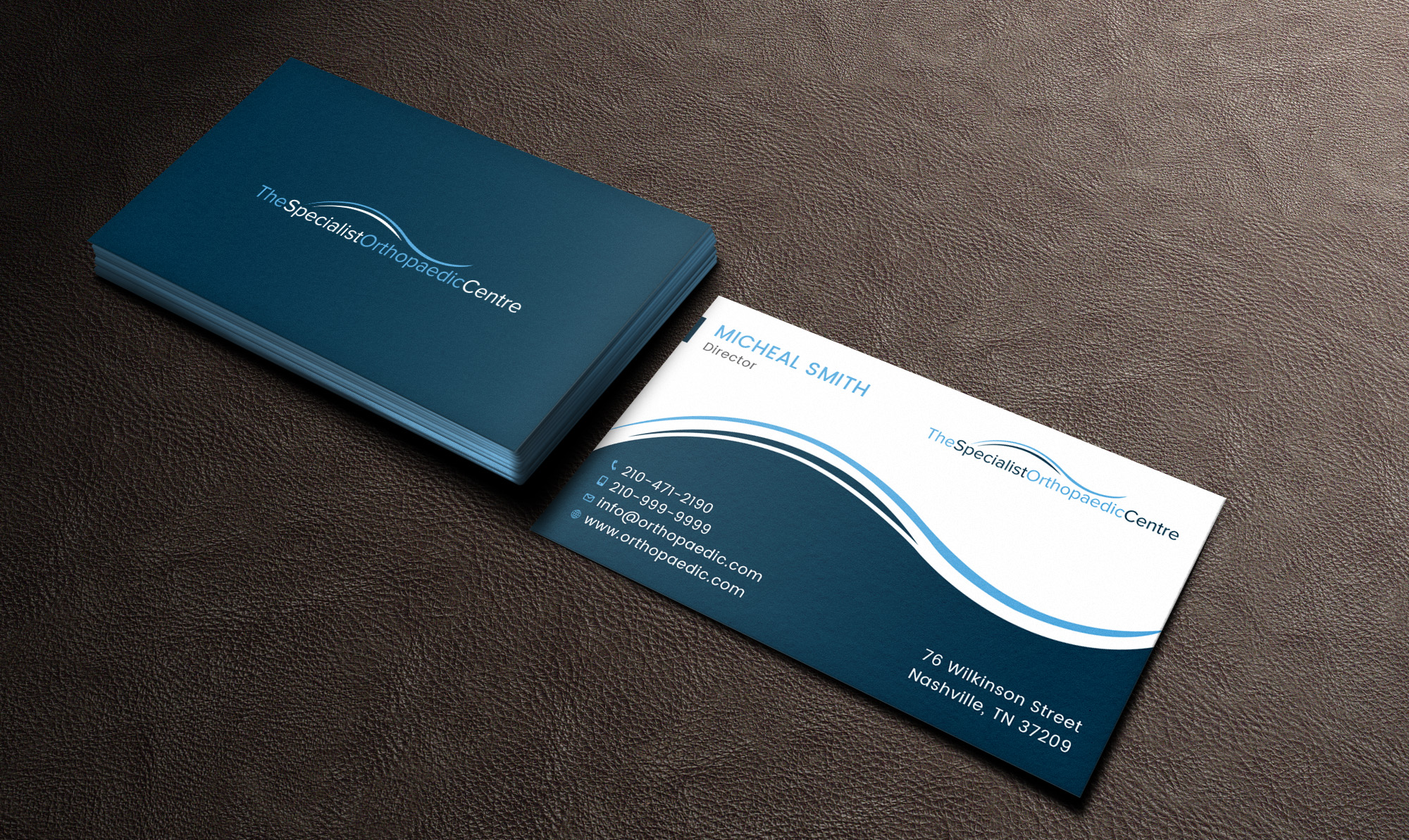 Design de Carte de Visite par Tripti Ranjan Gain pour The Specialist Orthopaedic Centre | Design #23025182