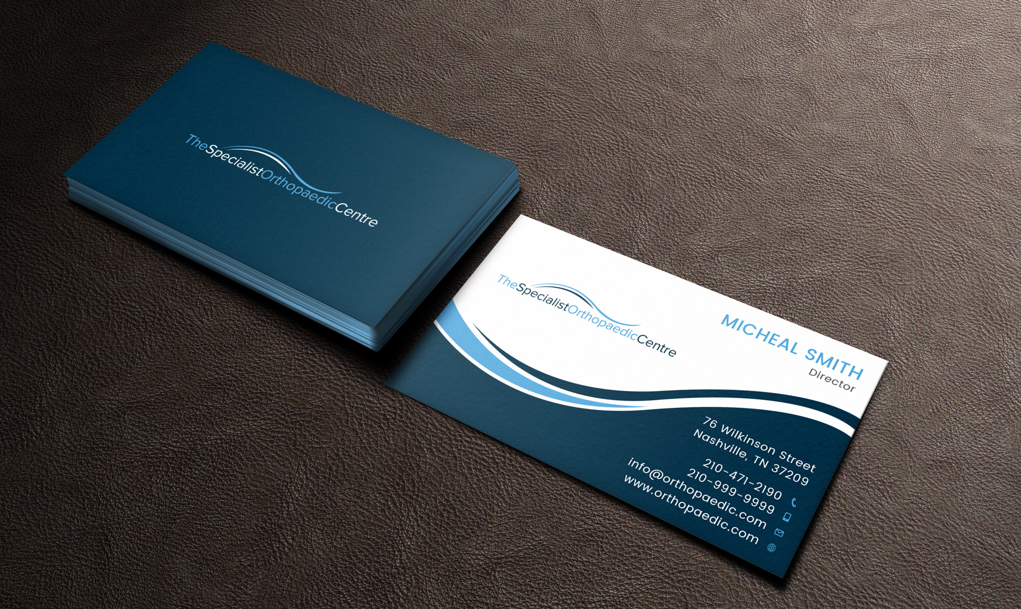 Business Card Design by Tripti Ranjan Gain for The Specialist Orthopaedic Centre | Design #23025190