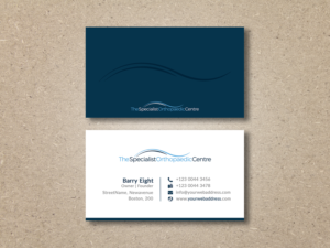 Design de Carte de Visite par Moumita_ pour The Specialist Orthopaedic Centre | Design : #23048894