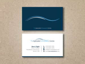 Design de Carte de Visite par Moumita_ pour The Specialist Orthopaedic Centre | Design : #23048896
