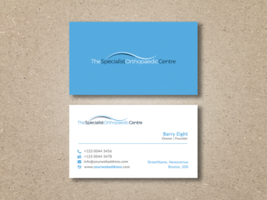 Design de Carte de Visite par Moumita_ pour The Specialist Orthopaedic Centre | Design : #23048897